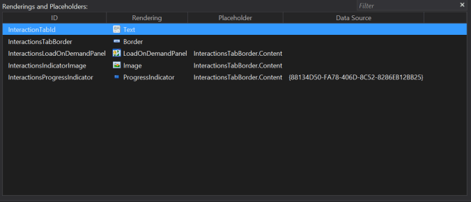 Sitecore SPEAK Tab Layout