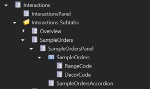 Experience Profile custom items